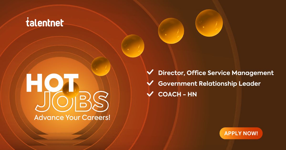 “To know how much there is to know is the beginning of learning to live.”

1. Director, Office Service Management
Industry: Banking
Location: HN
https://bit.ly/3QRQiQX

2. Government Relationship Leader
Industry: Electronics
Location: Hải Phòng
https://bit.ly/47p39zE

3. COACH - HN
Industry: Investment, Asset Management
Location: HN
https://bit.ly/47K03GH

And explore more career opportunities at: https://bit.ly/3PcnL6u